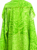 Acid Green Silk Duster Jacket arcadeshops.com