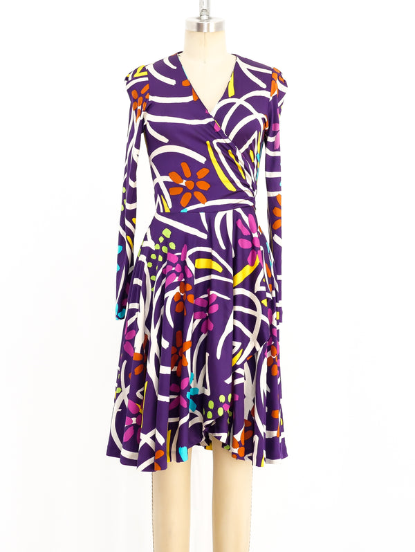 Missoni Floral Wrap Dress Dress arcadeshops.com