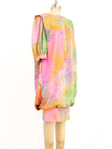 Ungaro Neon Silk Bubble Dress Dress arcadeshops.com