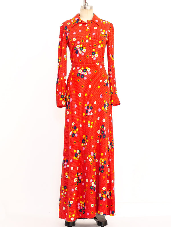 Missoni Floral Jersey Skirt Ensemble Suit arcadeshops.com