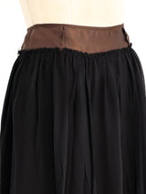 Maison Margiela Chiffon Exposed Lining Skirt Bottom arcadeshops.com