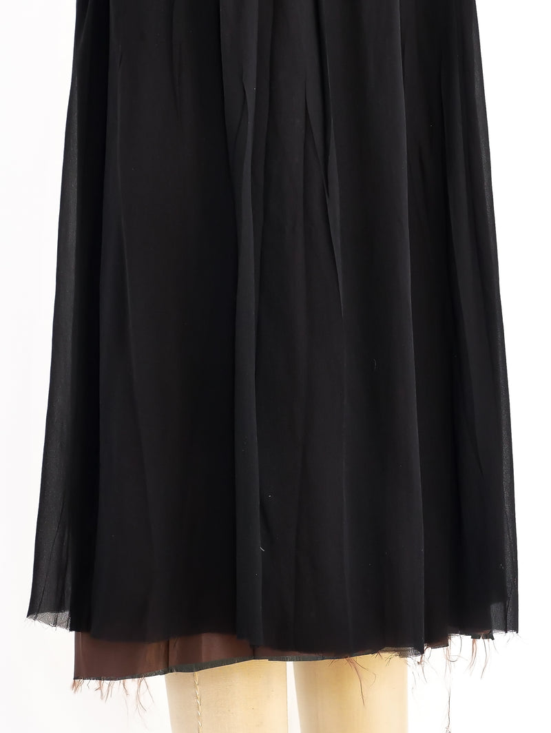 Maison Margiela Chiffon Exposed Lining Skirt Bottom arcadeshops.com