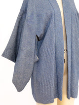 Blue Shibori Haori Kimono Jacket arcadeshops.com