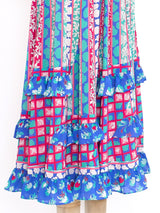 Diane Freis Tiered Ruffle Dress Dress arcadeshops.com
