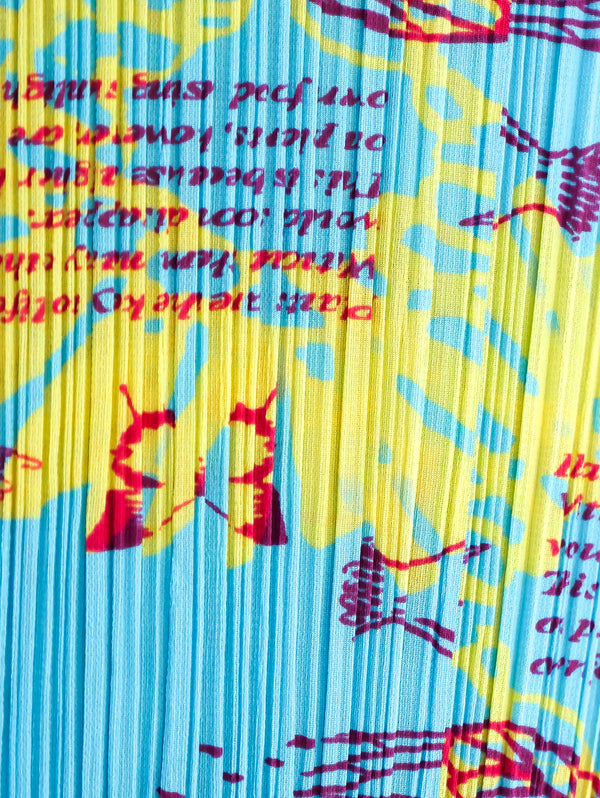 Issey Miyake Pleats Please Floral Tank Dress Dress arcadeshops.com