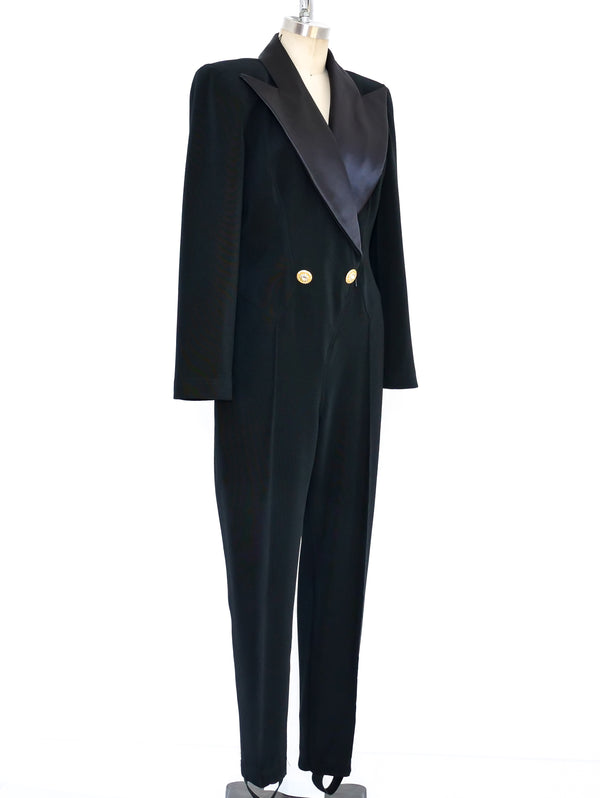 Lillie Rubin Tuxedo Jersey Jumpsuit Suit arcadeshops.com