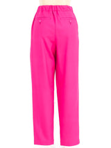 Issey Miyake Hot Pink Wool Trousers Bottom arcadeshops.com