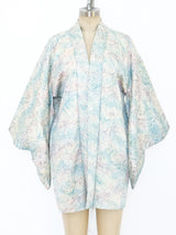 Watercolor Pastel Shibori Kimono Jacket arcadeshops.com