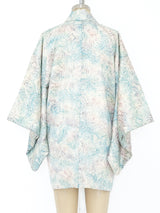 Watercolor Pastel Shibori Kimono Jacket arcadeshops.com