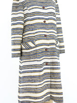 1960's Striped Canvas Coat Jacket arcadeshops.com