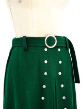Studded Wool Mini Skirt Bottom arcadeshops.com