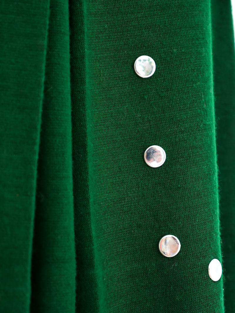 Studded Wool Mini Skirt Bottom arcadeshops.com