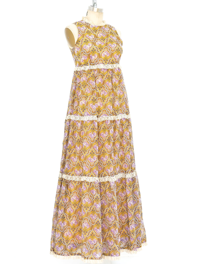 Tiered Ruffle Sleeveless Dress Dress arcadeshops.com