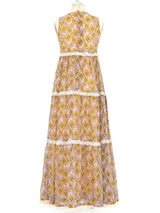 Tiered Ruffle Sleeveless Dress Dress arcadeshops.com