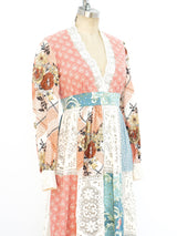 Mixed Print and Lace Prairie Dress Dress arcadeshops.com