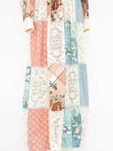 Mixed Print and Lace Prairie Dress Dress arcadeshops.com