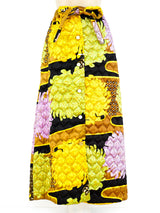 Quilted Satin Maxi Skirt Bottom arcadeshops.com