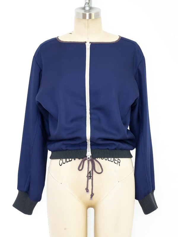 Yohji Yamamoto Wing Printed Zip Front Jacket Jacket arcadeshops.com