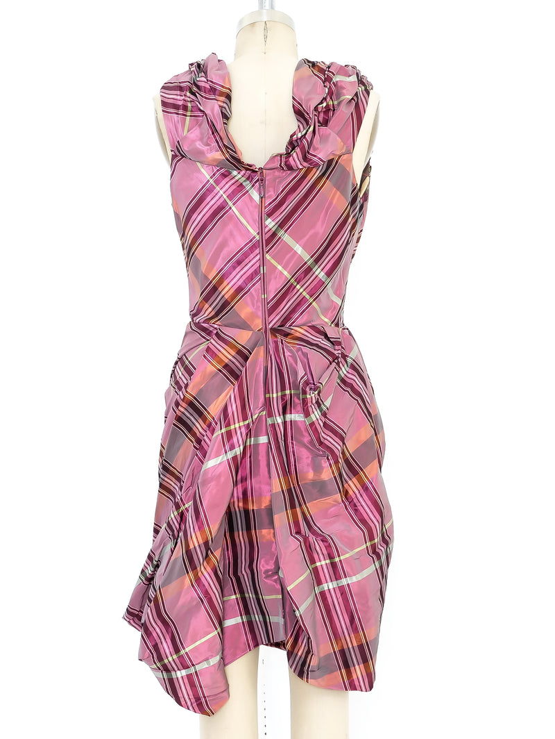 Vivienne Westwood Iridescent Tartan Corset Dress Vivienne Westwood Iridescent Tartan Corset Dress