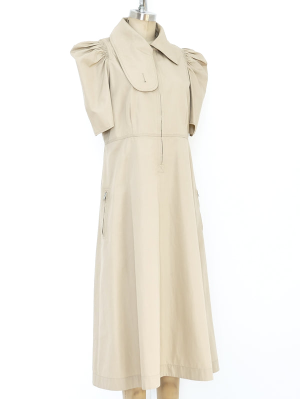 Celine Khaki Dress Dress arcadeshops.com
