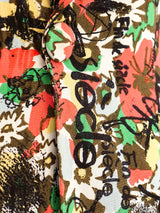 Jean Paul Gaultier Graffiti Printed Pant Suit Suit arcadeshops.com