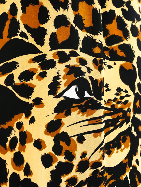 1986 Yves Saint Laurent Leopard Printed Ensemble Suit arcadeshops.com