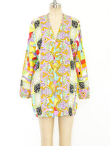 Diane Freis Mixed Print Silk Jacket Jacket arcadeshops.com