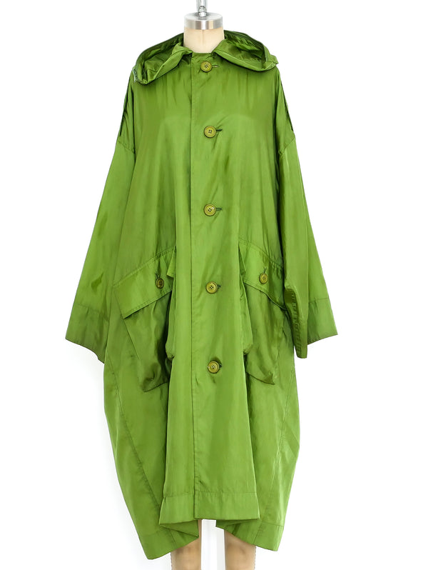Issey Miyake Green Windcoat Jacket arcadeshops.com