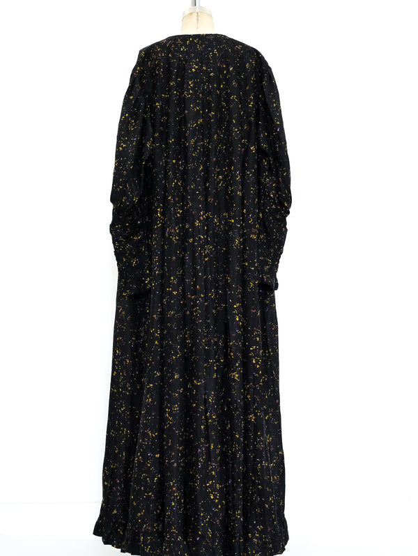 Dries Van Noten Floral Silk Duster Dress arcadeshops.com