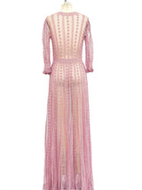 Rose Crochet Button Front Dress Dress arcadeshops.com