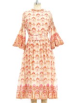 Treacy Lowe Cotton Gauze Smocked Dress Dress arcadeshops.com