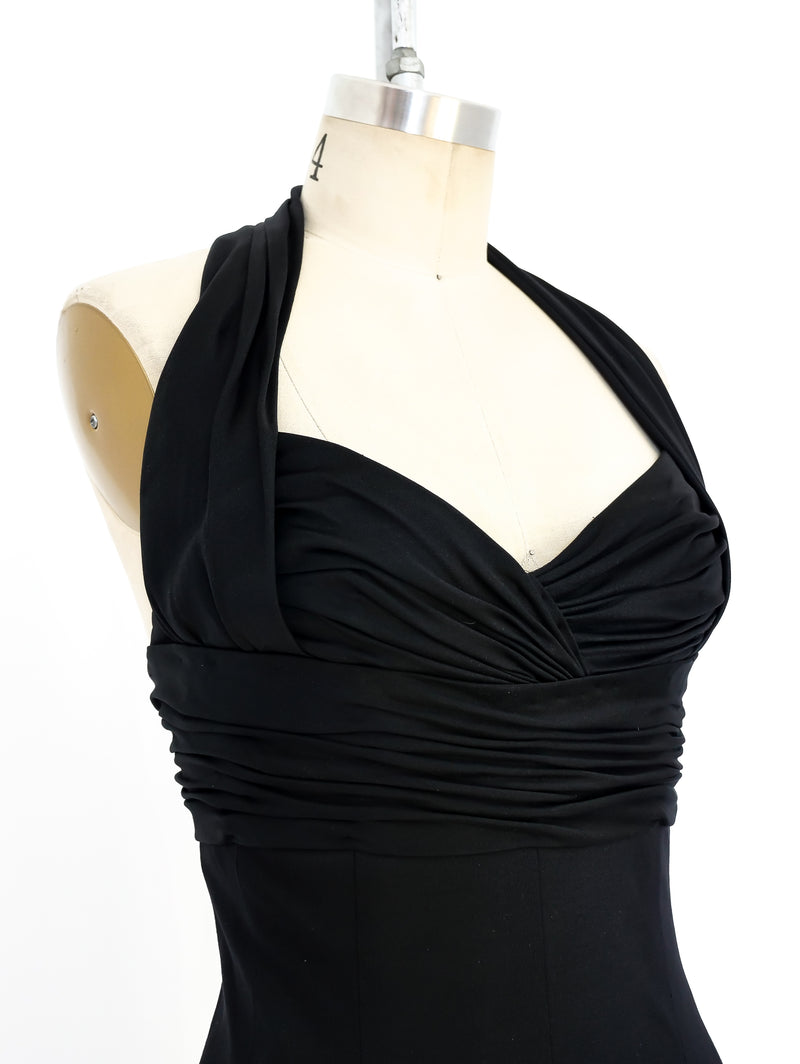 Chanel Ruched Jersey Dress Dress arcadeshops.com