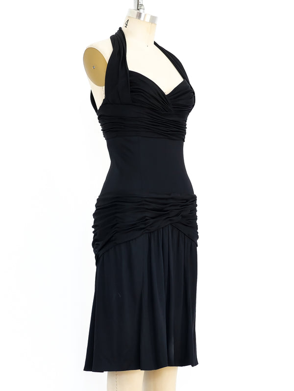 Chanel Ruched Jersey Dress Dress arcadeshops.com