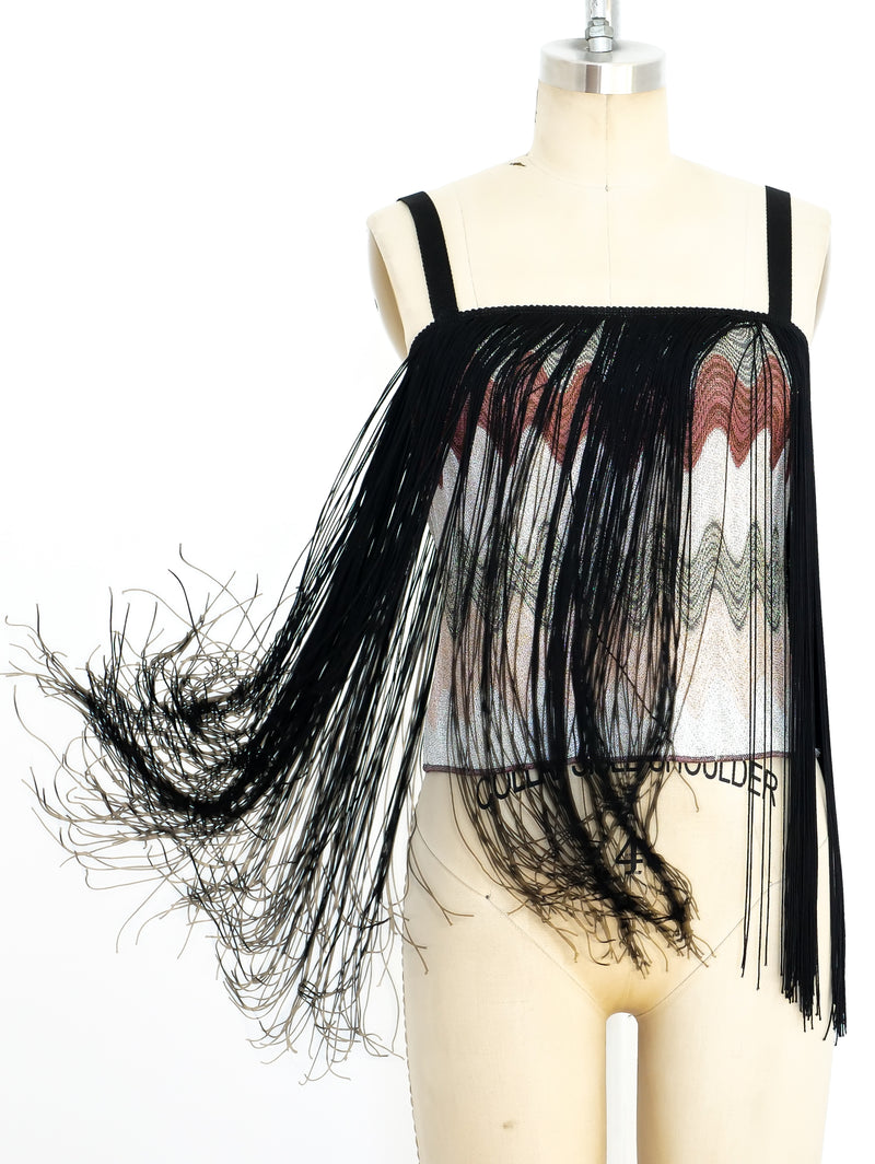 Missoni Fringe Tank Top Top arcadeshops.com