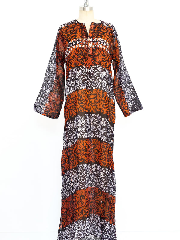 Cotton Gauze Indian Caftan Dress arcadeshops.com