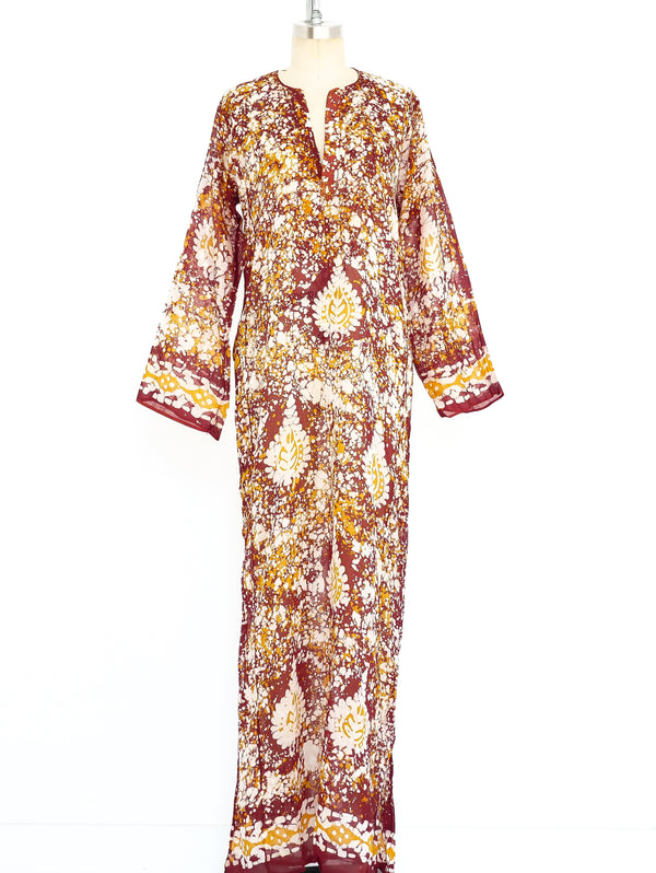 Cotton Gauze Indian Caftan Dress arcadeshops.com