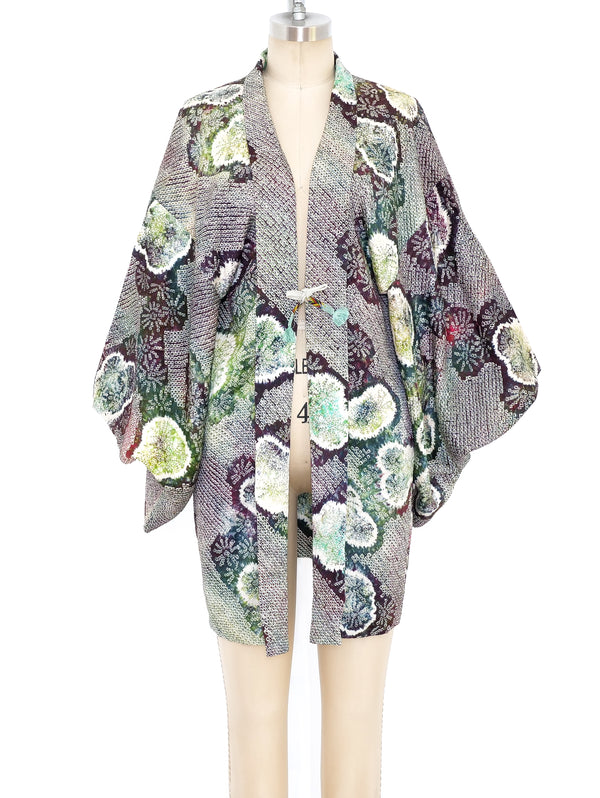 Tie Dye Shibori Kimono Jacket arcadeshops.com