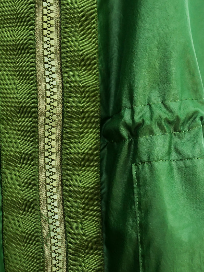 Issey Miyake Green Drawstring Windcoat Jacket arcadeshops.com
