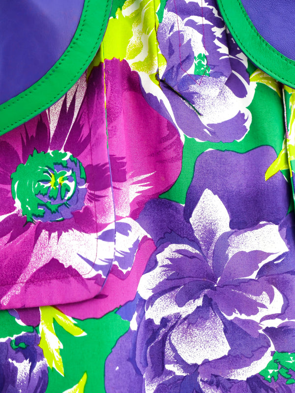 Givenchy Oversized Floral Belted Shirt Dress Dress arcadeshops.com