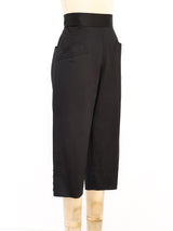 Yves Saint Laurent Cotton Sateen Matador Pants Bottom arcadeshops.com