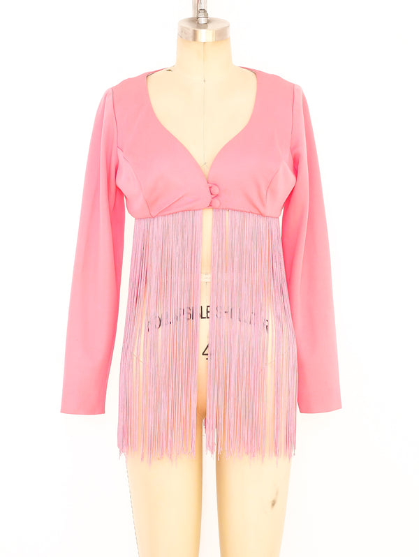 Frederick's of Hollywood Fringed Crop Top  arcadeshops.com