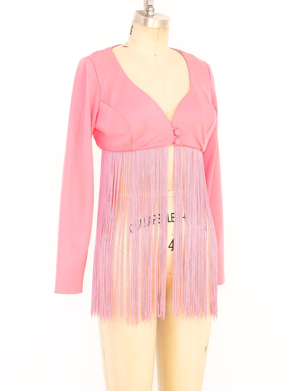 Frederick's of Hollywood Fringed Crop Top  arcadeshops.com