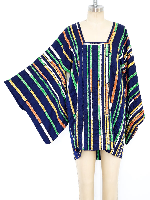 Watercolor Printed Haori Kimono  arcadeshops.com