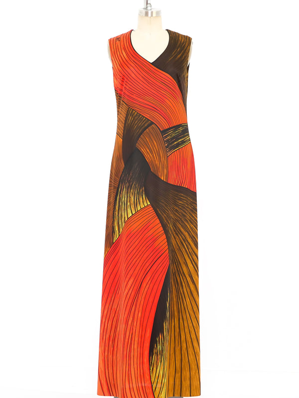 Roberta di Camerino Trompe L'oeil Knot Print Dress Dress arcadeshops.com
