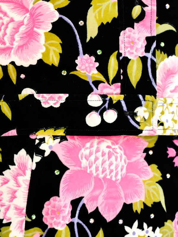 Floral Printed Velvet Ensemble  arcadeshops.com