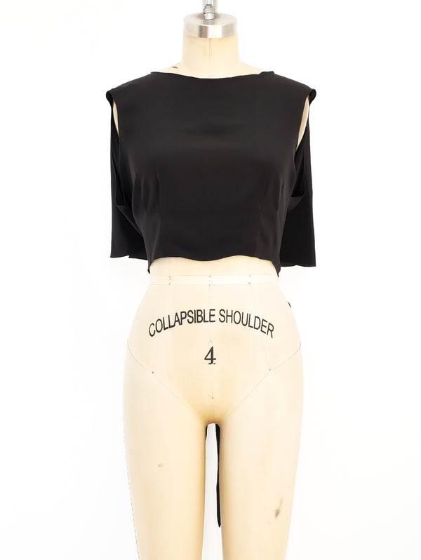 Chanel Silk Wrap Top  arcadeshops.com