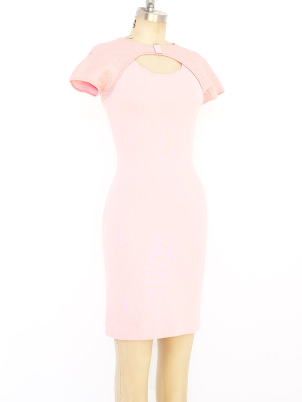 Thierry Mugler Baby Pink Mini Dress  arcadeshops.com
