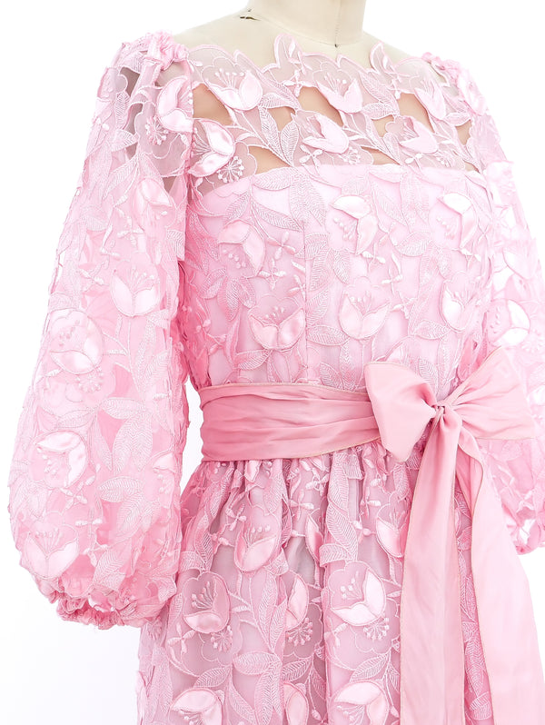 Richilene Pink Lace Gown  arcadeshops.com