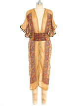 Paisley Silk Chiffon Dress Dress arcadeshops.com