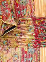 Paisley Silk Chiffon Dress Dress arcadeshops.com